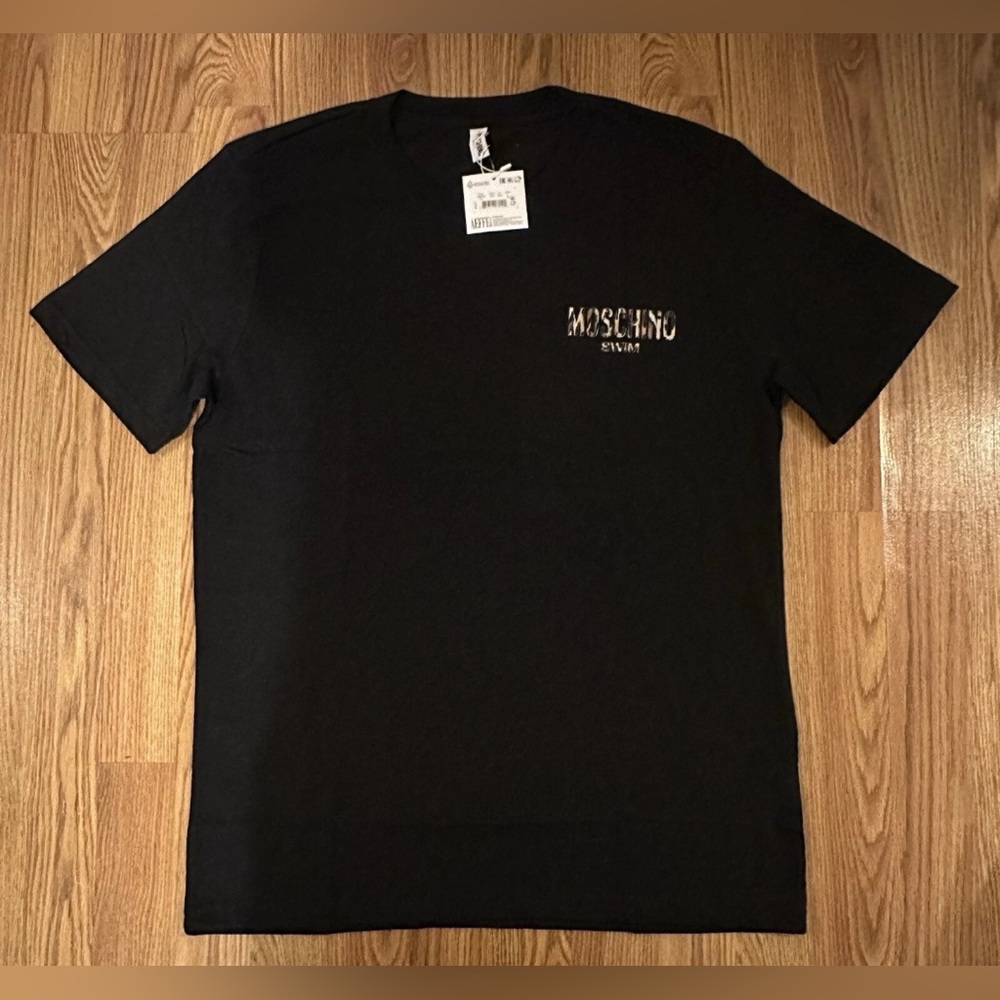 Moschino Men Cotton/Elastin T-Shirt, Size L